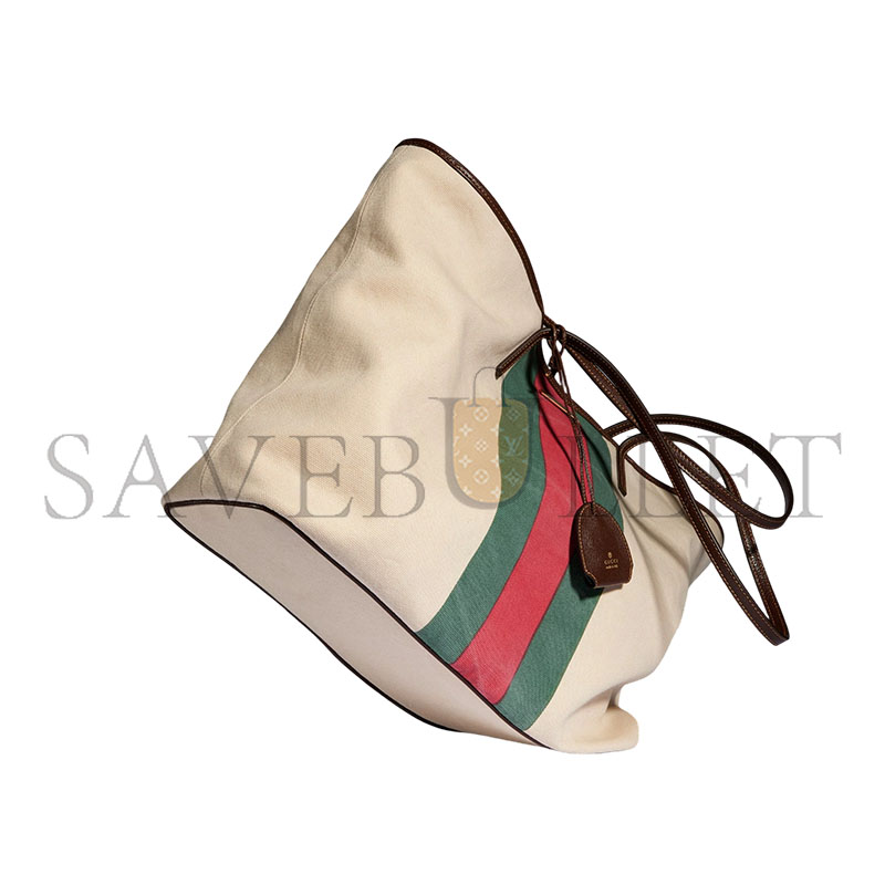 GUCCI TRIBECA LARGE TOTE BAG WITH CHARM A0034D (38*29.5*13cm)